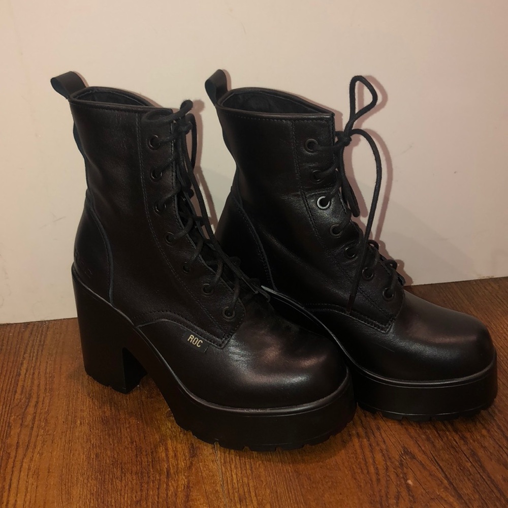 Leather Platform Boot (ROC Boots)